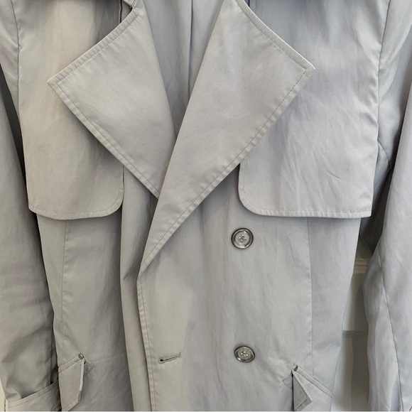 London Fog grey trench, size S - Picture 11 of 16